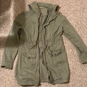 Green Hollister Jacket